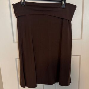 Old Navy Dark Brown A-Line Skirt